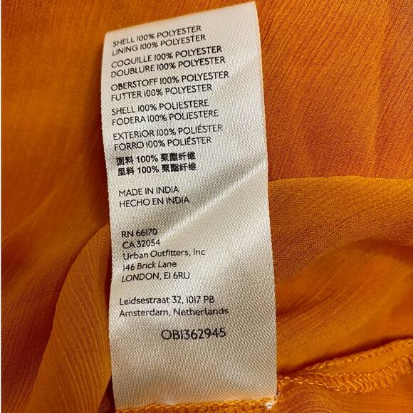 Free People Gumdrop Minidress in Orange Women's Size Small - Picture 11 of 11